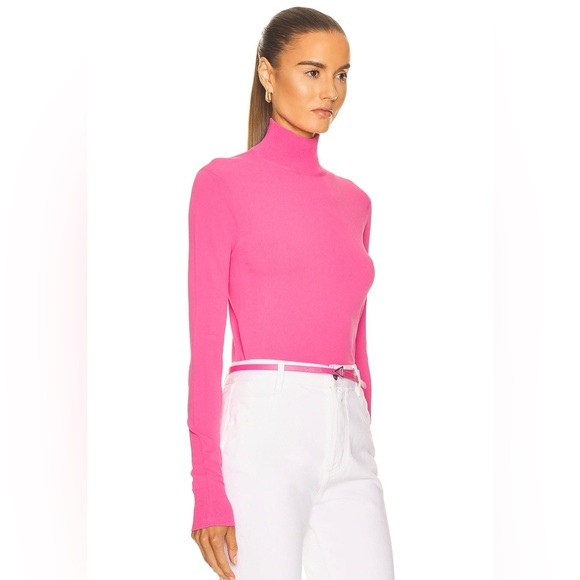 Bottega Veneta Tehcnoskin Sweater in Bubblegum Medium - Picture 3 of 7